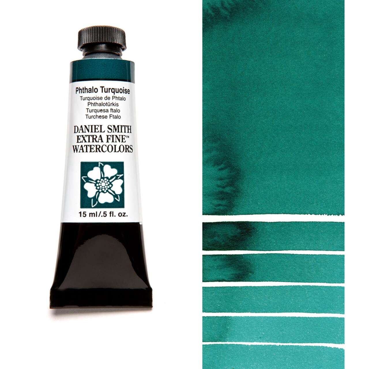 Daniel Smith Extra Fine Watercolors - Phthalo Turquoise, 5 ml Tube